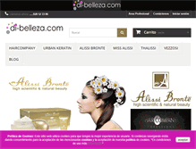 Tablet Screenshot of di-belleza.com